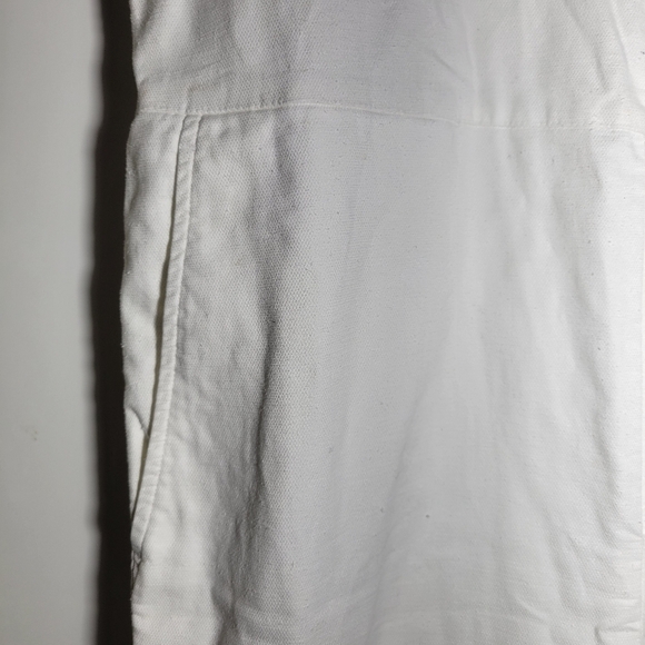 Eileen Fisher Cotton Hemp Stretch Jumpsuit ankle length white XS - Picture 13 of 13